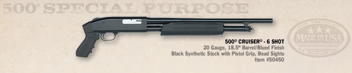 Mossberg 500 Persuader/Cruiser - 6 Shot Cruiser